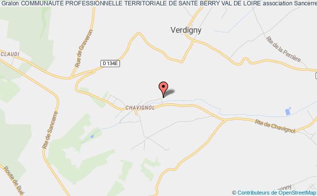 plan association CommunautÉ Professionnelle Territoriale De SantÉ Berry Val De Loire Sancerre