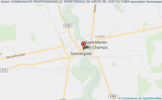 plan association CommunautÉ Professionnelle Territoriale De SantÉ De L'est Du Cher Sancergues