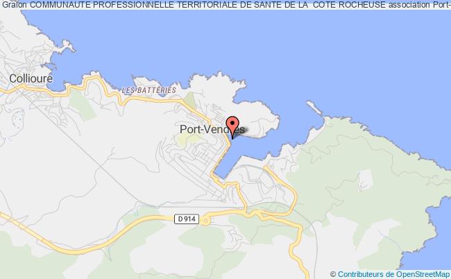 plan association Communaute Professionnelle Territoriale De Sante De La  Cote Rocheuse Port-Vendres