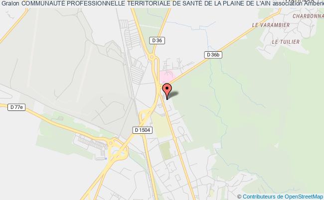 plan association CommunautÉ Professionnelle Territoriale De SantÉ De La Plaine De L'ain Ambérieu-en-Bugey
