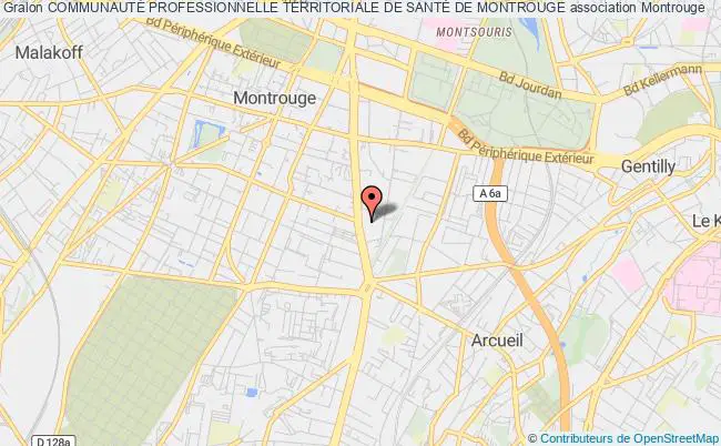 plan association CommunautÉ Professionnelle Territoriale De SantÉ De Montrouge Montrouge