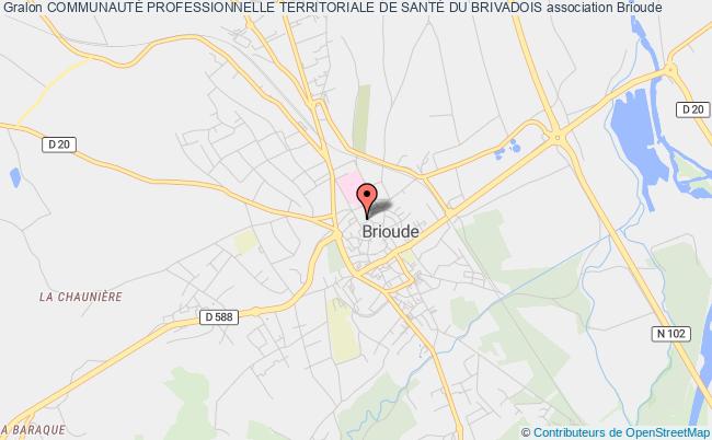plan association CommunautÉ Professionnelle Territoriale De SantÉ Du Brivadois Brioude