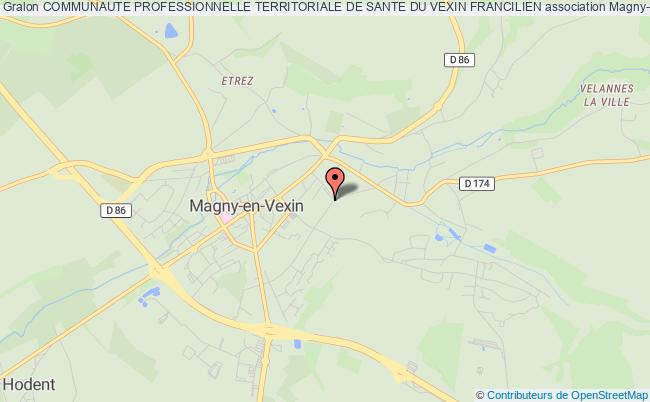 plan association Communaute Professionnelle Territoriale De Sante Du Vexin Francilien Magny-en-Vexin