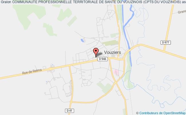 plan association Communaute Professionnelle Territoriale De Sante Du Vouzinois (cpts Du Vouzinois) Vouziers