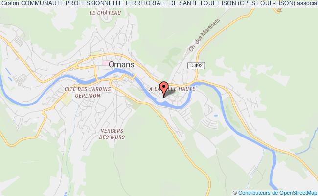 plan association CommunautÉ Professionnelle Territoriale De SantÉ Loue Lison (cpts Loue-lison) Ornans