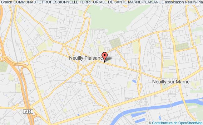 plan association Communaute Professionnelle Territoriale De Sante Marne-plaisance Neuilly-Plaisance