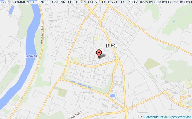 plan association Communaute Professionnelle Territoriale De Sante Ouest Parisis Cormeilles-en-Parisis