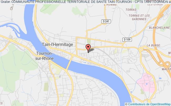 plan association Communaute Professionnelle Territoriale De Sante Tain-tournon - Cpts Tain-tournon Tain-l'Hermitage