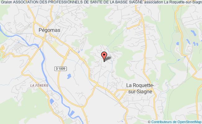 plan association Communaute Professionnelle Territoriale De Sante Val De Siagne Mandelieu-la-Napoule