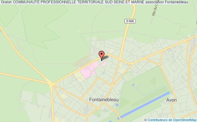 plan association CommunautÉ Professionnelle Territoriale Sud Seine Et Marne Fontainebleau