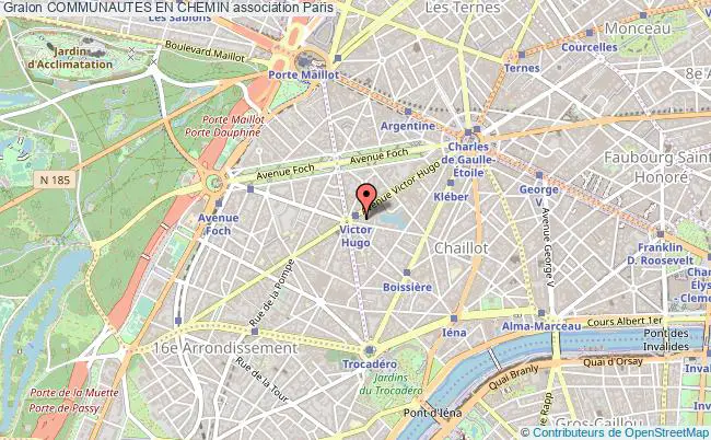 plan association Communautes En Chemin Paris