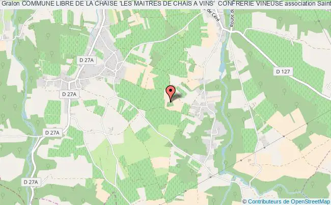 plan association Commune Libre De La Chaise 'les Maitres De Chais A Vins'  Confrerie Vineuse Saint-Georges-sur-Cher