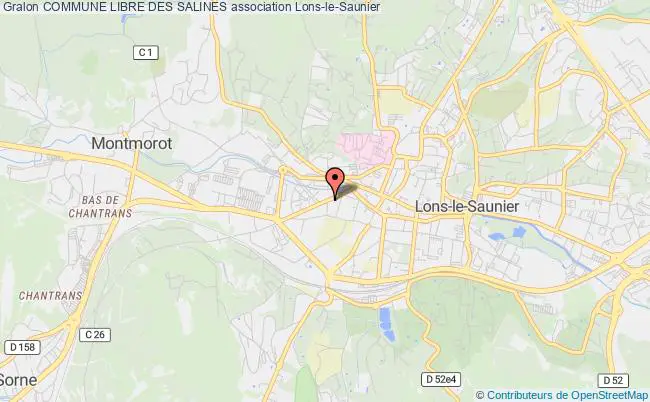 plan association Commune Libre Des Salines Lons-le-Saunier