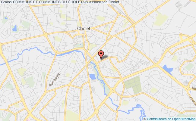 plan association Communs Et Communes Du Choletais Cholet