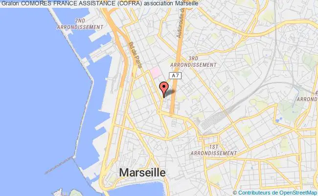 plan association Comores France Assistance (cofra) Marseille