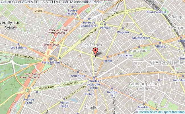 plan association Compagnia Della Stella Cometa Paris