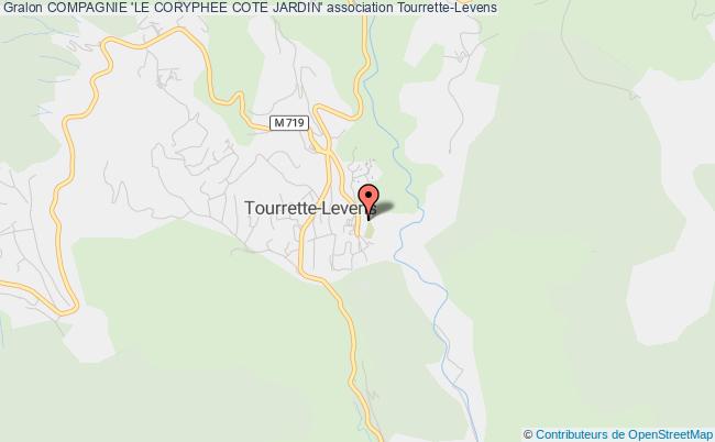 plan association Compagnie 'le Coryphee Cote Jardin' Tourrette-Levens