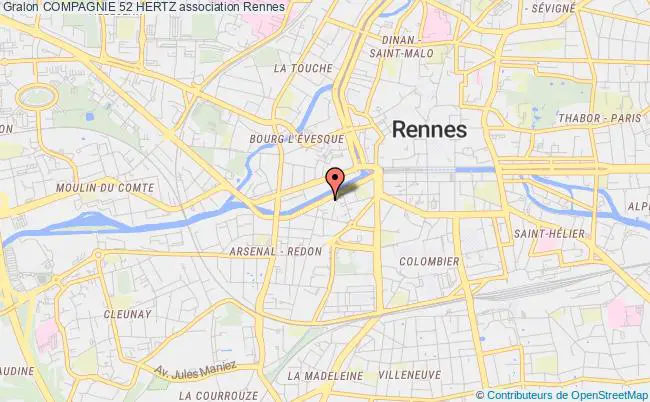 plan association Compagnie 52 Hertz Rennes