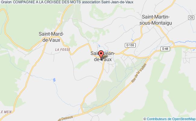 plan association Compagnie A La CroisÉe Des Mots Saint-Jean-de-Vaux