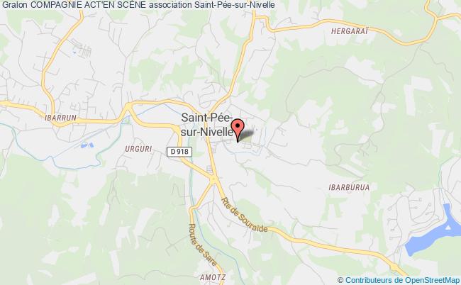 plan association Compagnie Act'en ScÈne Saint-Pée-sur-Nivelle