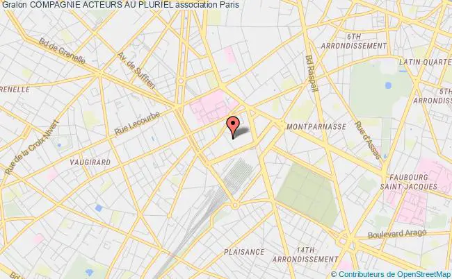 plan association Compagnie Acteurs Au Pluriel Paris