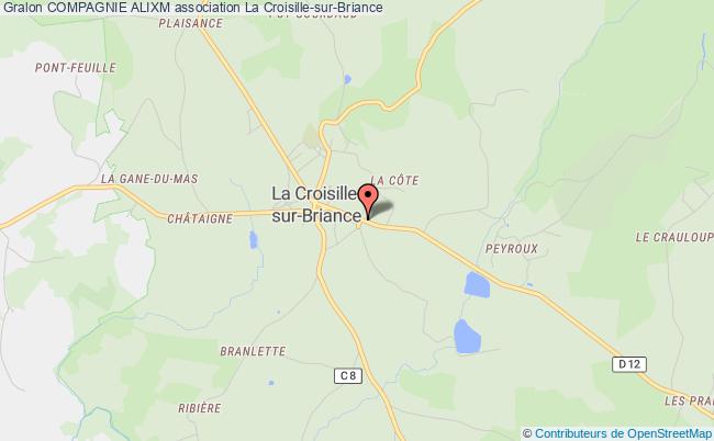 plan association Compagnie Alixm Croisille-sur-Briance