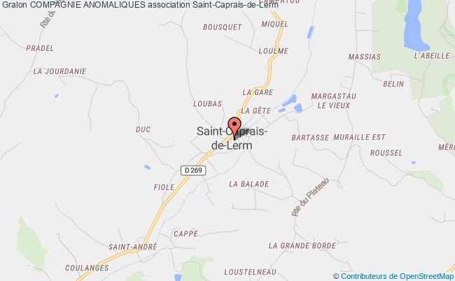plan association Compagnie Anomaliques Saint-Caprais-de-Lerm