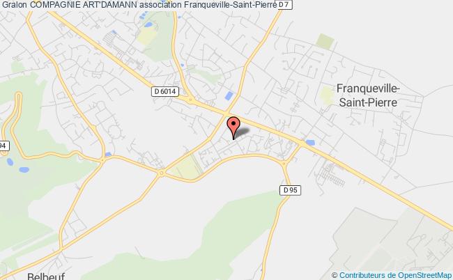 plan association Compagnie Art'damann Franqueville-Saint-Pierre