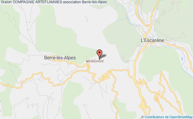plan association Compagnie Arteflammes Berre-les-Alpes