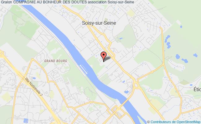 plan association Compagnie Au Bonheur Des Doutes Soisy-sur-Seine