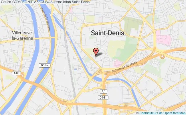 plan association Compagnie Azacusca Saint-Denis
