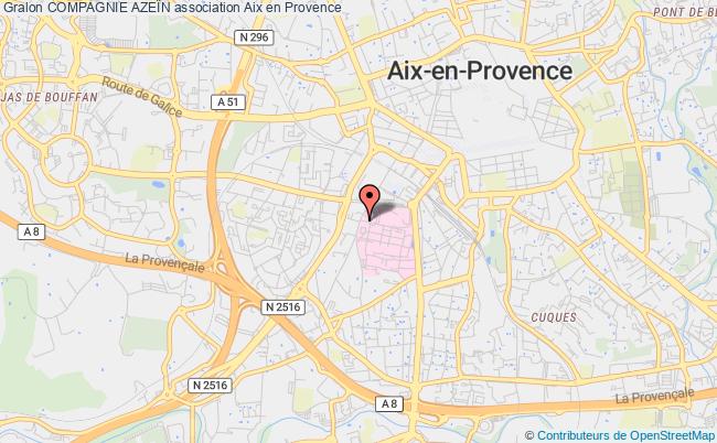 plan association Compagnie AzeÏn Aix-en-Provence