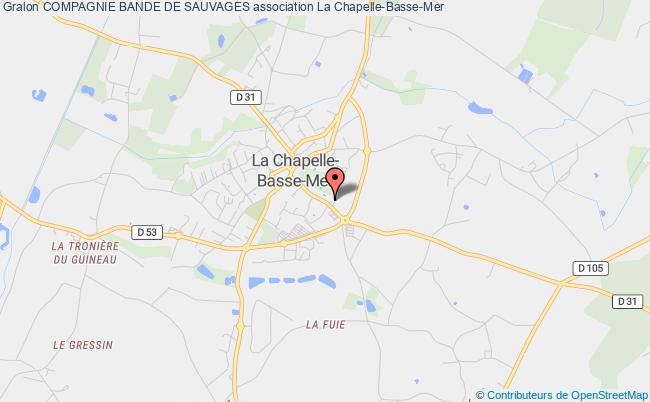 plan association Compagnie Bande De Sauvages Divatte-sur-Loire