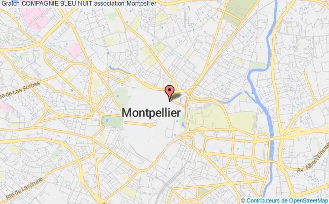 plan association Compagnie Bleu Nuit Montpellier