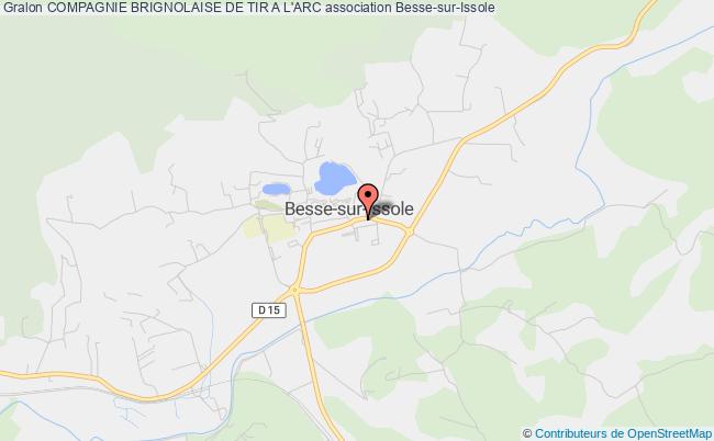 plan association Compagnie Brignolaise De Tir A L'arc Besse-sur-Issole