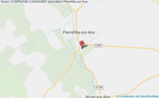 plan association Compagnie Caravanes Pierrefitte-sur-Aire