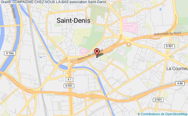 plan association Compagnie Chez Nous LÀ-bas Saint-Denis