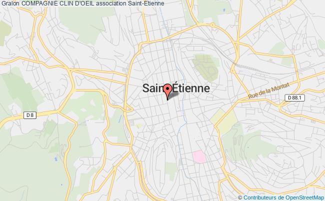 plan association Compagnie Clin D'oeil Saint-Étienne