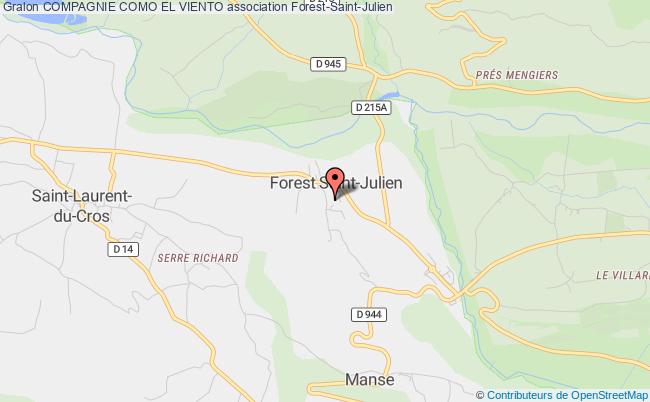 plan association Compagnie Como El Viento Forest-Saint-Julien