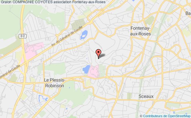 plan association Compagnie Coyotes Fontenay-aux-Roses