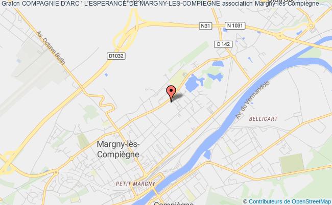plan association Compagnie D'arc ' L'esperance' De Margny-les-compiegne Margny-lès-Compiègne