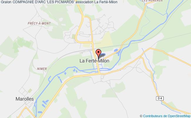 plan association Compagnie D'arc 'les Picmards' La    Ferté-Milon