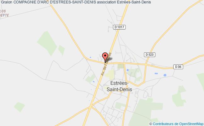 plan association Compagnie D'arc D'estrees-saint-denis Estrées-Saint-Denis