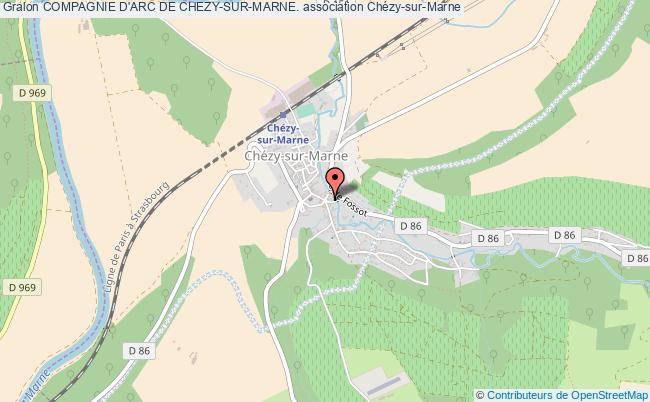plan association Compagnie D'arc De Chezy-sur-marne. Chézy-sur-Marne