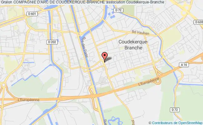 plan association Compagnie D'arc De Coudekerque-branche Coudekerque-Branche