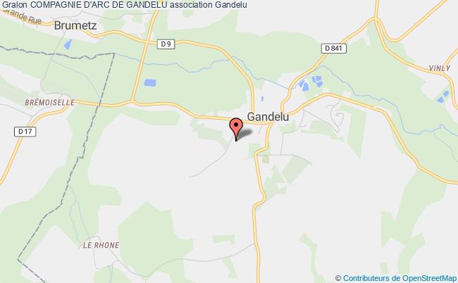 plan association Compagnie D'arc De Gandelu Gandelu