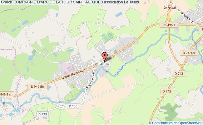 plan association Compagnie D'arc De La Tour Saint Jacques Le    Tallud