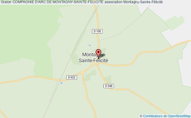 plan association Compagnie D'arc De Montagny-sainte-felicite Montagny-Sainte-Félicité