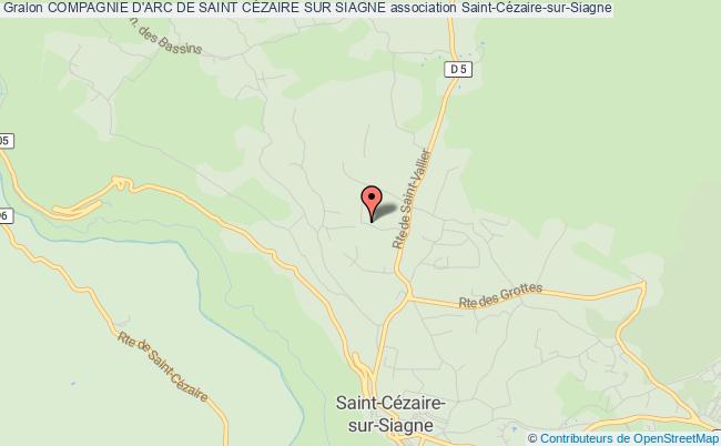plan association Compagnie D'arc De Saint CÉzaire Sur Siagne Saint-Cézaire-sur-Siagne
