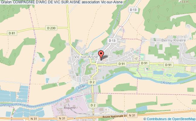 plan association Compagnie D'arc De Vic Sur Aisne Vic-sur-Aisne